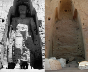 Colossal Statues of Buddha, second-fourth century (Bamiyan, Afghanistan). Photo by UNESCO/A Lezine and Carl Montgomery, CC BY-SA 3.0.