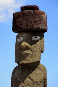 Moai Figure, ca. 1000-1500 (Ahu Nau Nau, Easter Island). Photo by Márcio Cabral de Moura, CC BY-NC-ND 2.0.