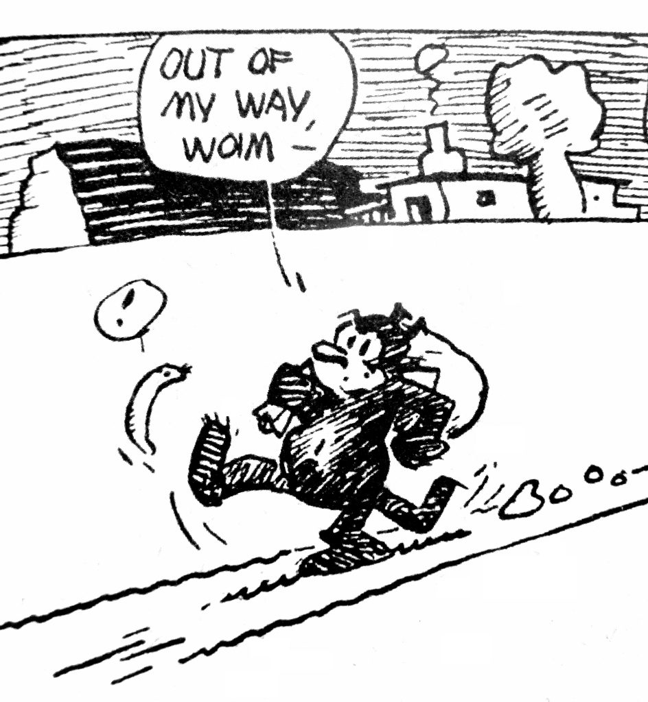George Herriman, Krazy Kat - Out of My Way Woim, ink on paper, ca. 1920, Photo: CC BY-NC-ND 2.0.