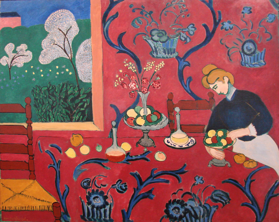 Henri Matisse, La Chambre Rouge, oil on canvas, 1908 (State Hermitage Museum, Saint Petersburg). Photo: CC BY-NC-SA 2.0.