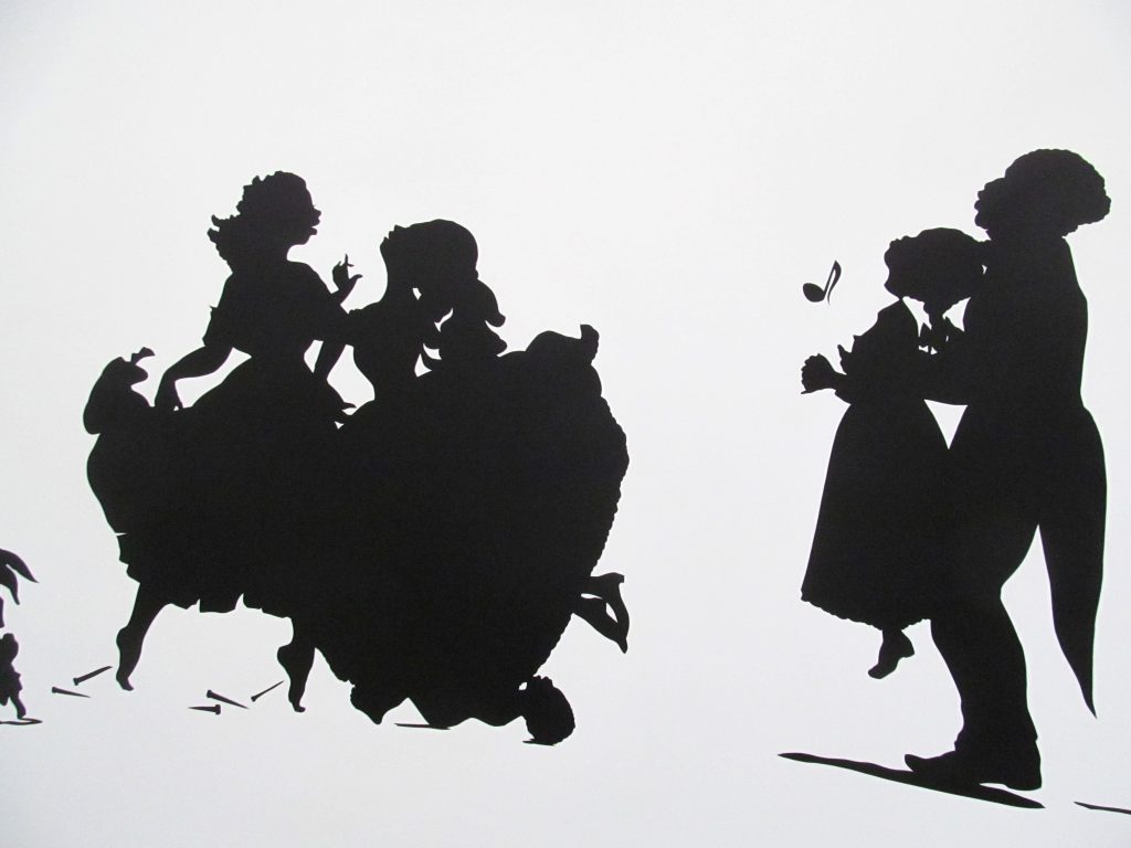 Kara Walker, African't (detail), cut paper on wall, 1996 (The Broad, Los Angeles). Photo: CC BY-NC 2.0.