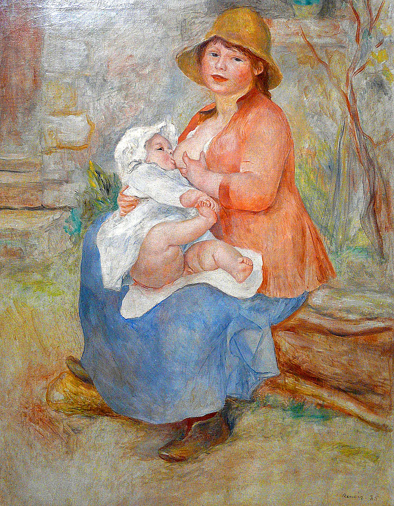 Pierre-Auguste Renoir, Maternité, oil on canvas, 1885 (Musée d'Orsay, Paris). Photo: CC BY-NC 2.0.