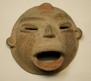 Tlatilco, Mask, ceramic, twelfth century-ninth century B.C.E. (Metropolitan Museum of Art, New York). Photo: Public Domain.