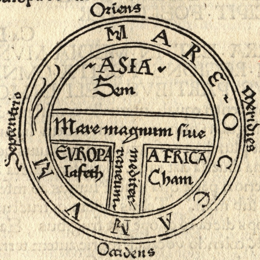 Isidore, T-O Map, ca. 600-625, Photo: Public Domain.