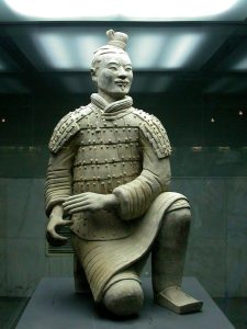 Mausoleum of Emperor Qin Shi Huangdi (Kneeling Archer), 246-208 B.C.E. (Xi'an, China). Photo by Slices of Light, CC BY-NC-ND 2.0.