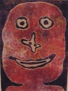 Jean Dubuffet, Smile, lithograph, 1962 (Museum of Modern Art, New York). Photo by Helena, CC BY 2.0.