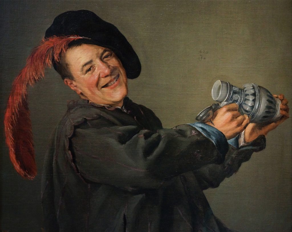 Judith Leyster, The Jolly Drinker, oil on canvas, 1629 (Rijksmuseum, Amsterdam). Photo by Roel Wijnants, CC BY-NC 2.0.