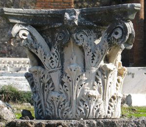 Corinthian Capital, Temple of Fortuna Augusta, Pompeii. Photo: Roger Ulrich, CC BY-NC-ND 2.0