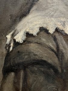 Velázquez (Diego Rodríguez de Silva y Velázquez), Portrait of Juan de Pareja (detail), oil on canvas, Spanish, 1650. (The Metropolitan Museum of Art, purchase: Fletcher and Rogers Funds, and Bequest of Miss Adelaide Milton de Groot, by exchange, supplemented by gifts from friends of the Museum, 1971.). Photo: Asa Mittman.