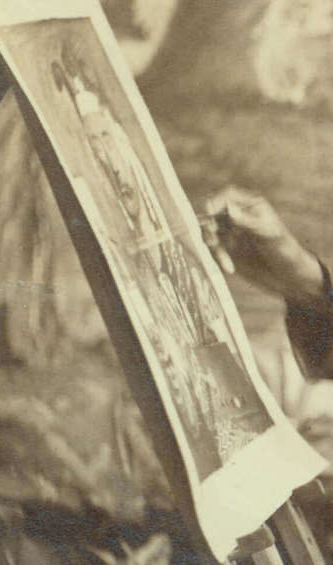 Louis-Prudent Vallée, Portrait of Zacharie Vincent, ca. 1875 (detail). Photo: Public Domain.